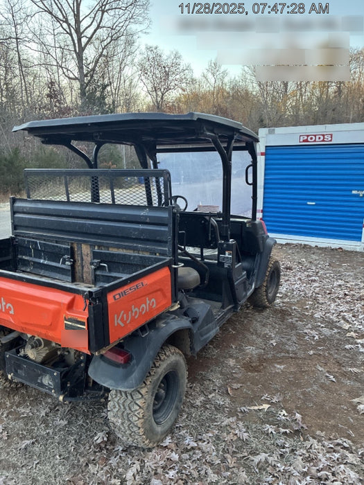 2021 Kubota RTV-X1140W-H Plastic Canopy, Windshield Acrylic Clear, LED Strobe Light, Wire Harness Kit, Back up Alarm