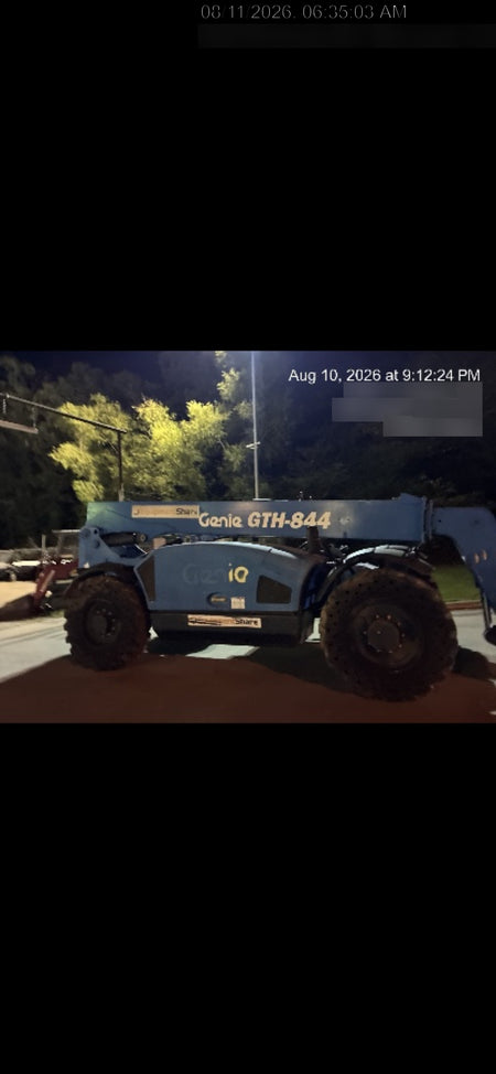 2017 Genie GTH-844 Genie GTH-844, Solid Tires, 60" carriage/forks, Open ROPS, Work Lights