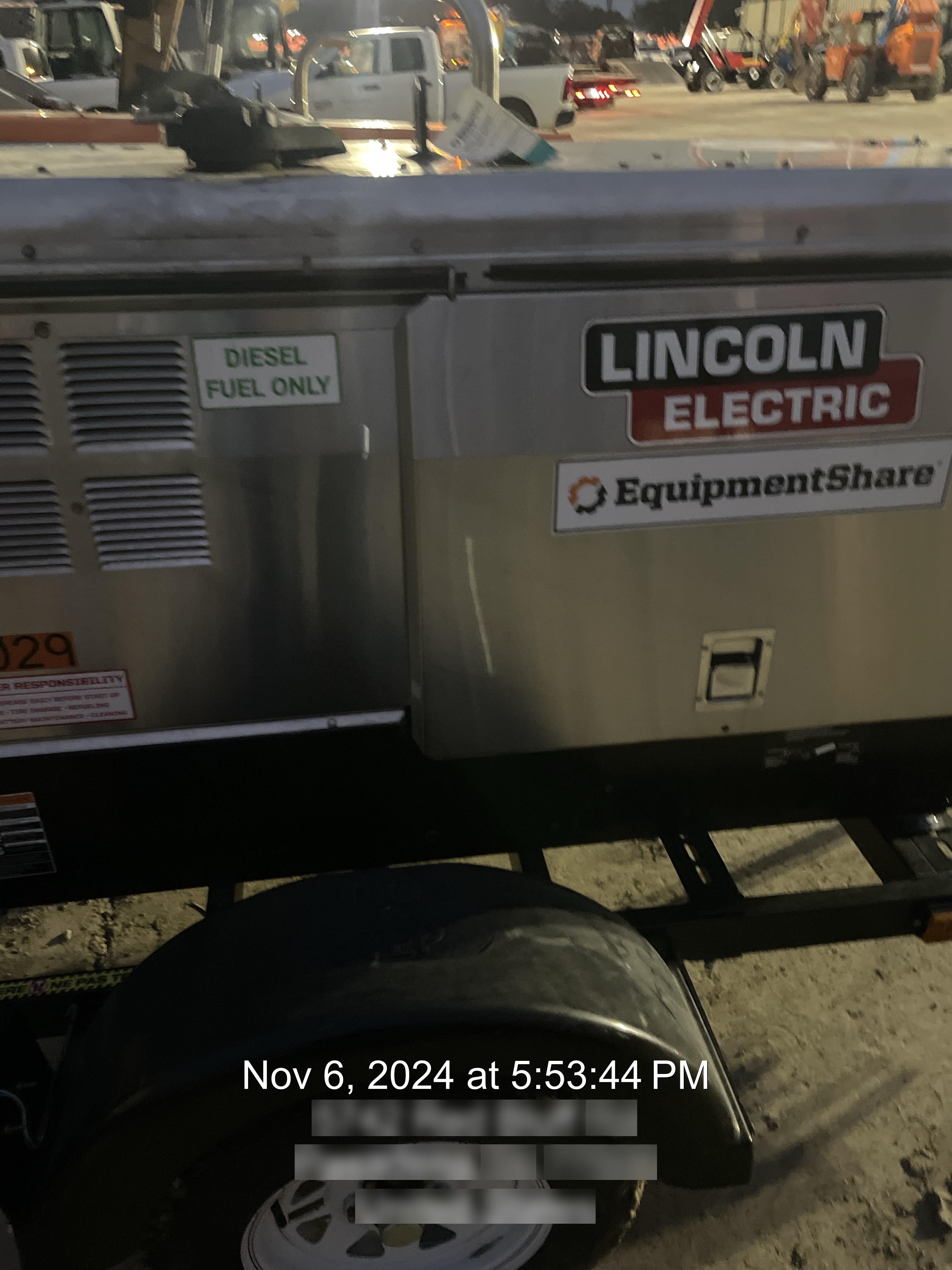 2024 Lincoln Electric LE400 Kubota V1505, Trlr, Cable Rack, Light Kit, ES Decals, T3