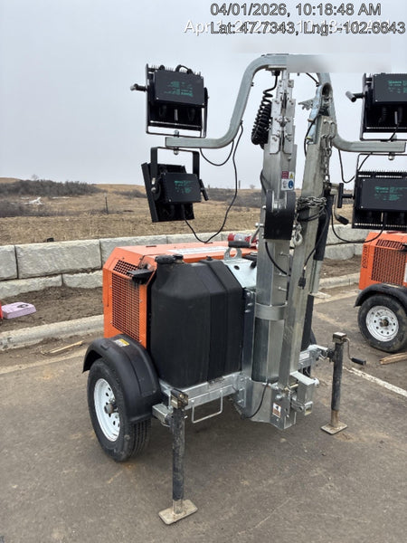 2024 Wanco WLTT-4MM4K Diesel, Deep Sea Controller, Shore Power Plug, Auto Start, (4) 350W LED Floodlights, 4kW Generator, 60 Gal Fuel Tank, 2" Ball, T3
