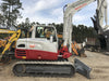 2019 Takeuchi TB290 Cab, AC, Rubber Tracks, Dozer Blade, Travel Alarm, Control Pattern Change Valve, Auxiliary Hydraulics w/18" Quick Coupler Bucket with teeth, 6.2 cu. ft. capacity/24" Quick Coupler Bucket with teeth, 8.6 cu. ft. capacity/36" Quick Coupler Bucket with teeth, 13.4 cu. ft. capacity, Quick Coupler, Hydraulic Thumb Installed