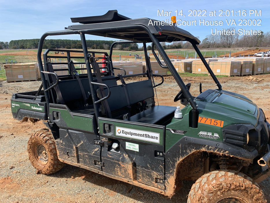 2020 Kawasaki MULE PRO-DX Diesel, 6-Seater, Canopy