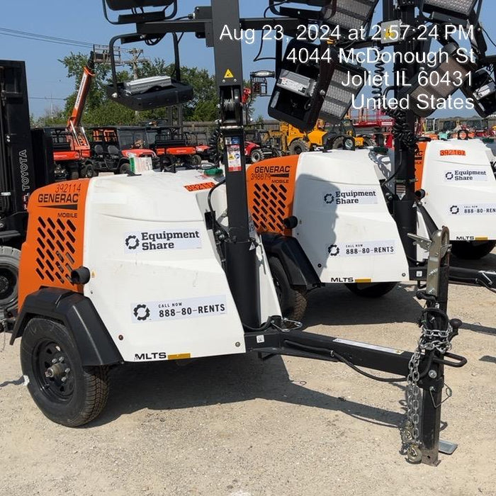 2024 Generac MLT2 Diesel, Flex Switch 120V Input, Powerzone Controller, 
(4) 320W LED Lights, 4kW Generator, 39.9 Gal Fuel Tank, 2" Ball, T3