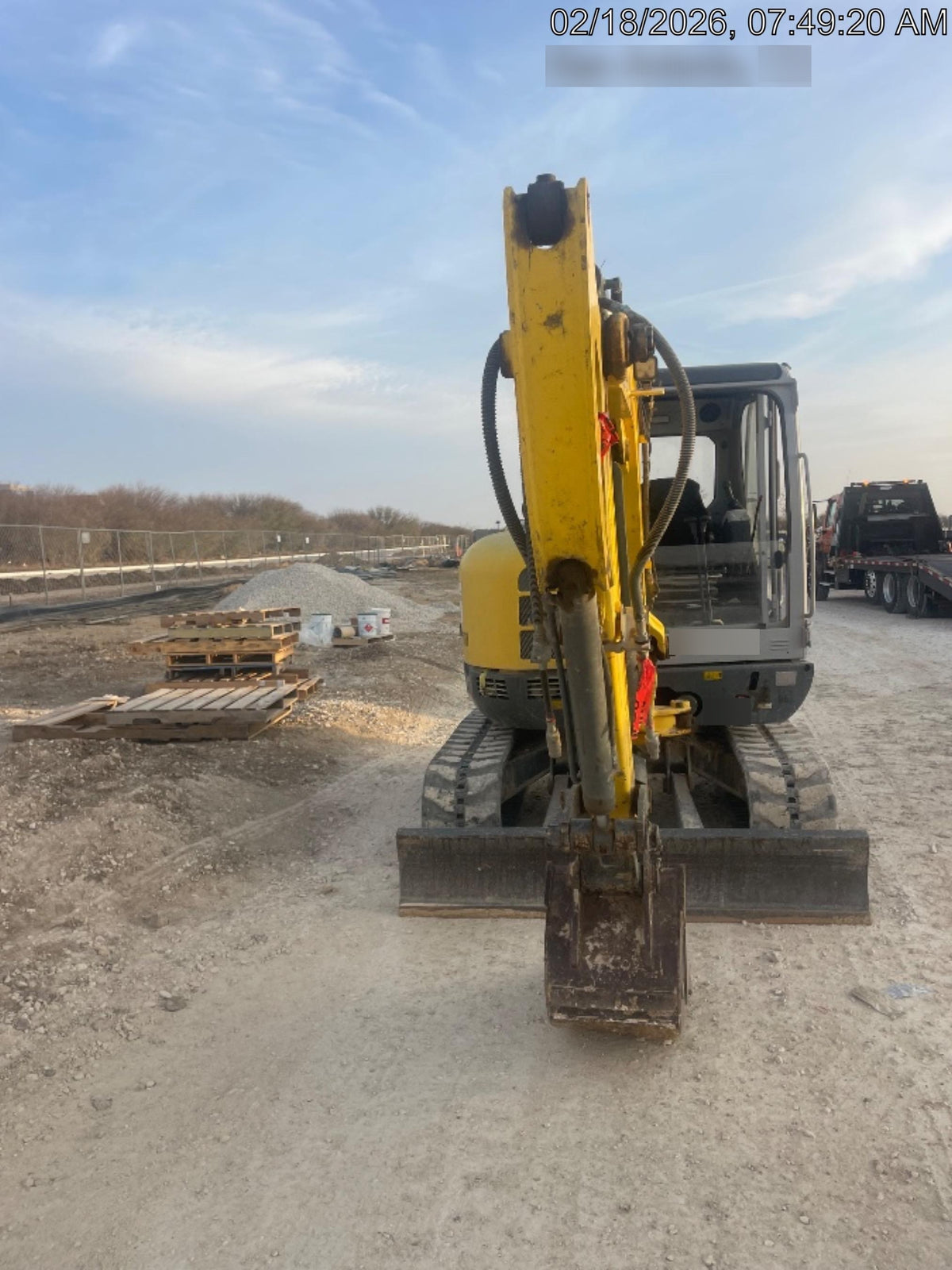 2018 Wacker Neuson EZ53 Wacker Neuson EZ53 12K Excavator, TRK,LGD,CAB,PC, Manual QC, Buckets: 30" , 18"