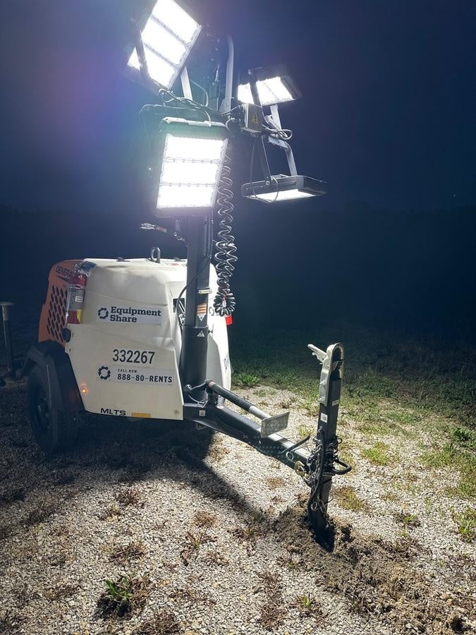 2023 Generac MLT2 Diesel, Flex Switch 120V Input, Powerzone Controller, (4) 320W LED Lights, 4kW Generator, 39.9 Gal Fuel Tank, 2" Ball, T3
