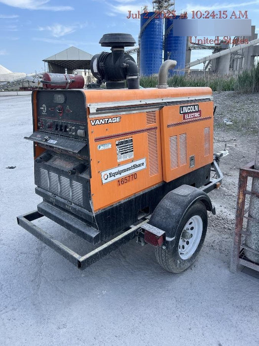 2021 Lincoln Electric Vantage 549X Ready Pak 3, ORANGE (includes trailer, cable rack, fender light kit)