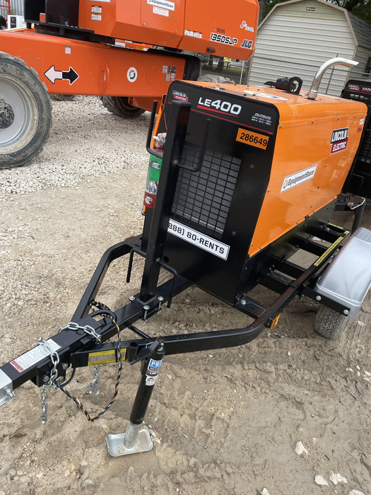 2022 Lincoln Electric LE400 Kubota V1505, Trlr, Cable Rack, Light Kit, ES Decals, T3