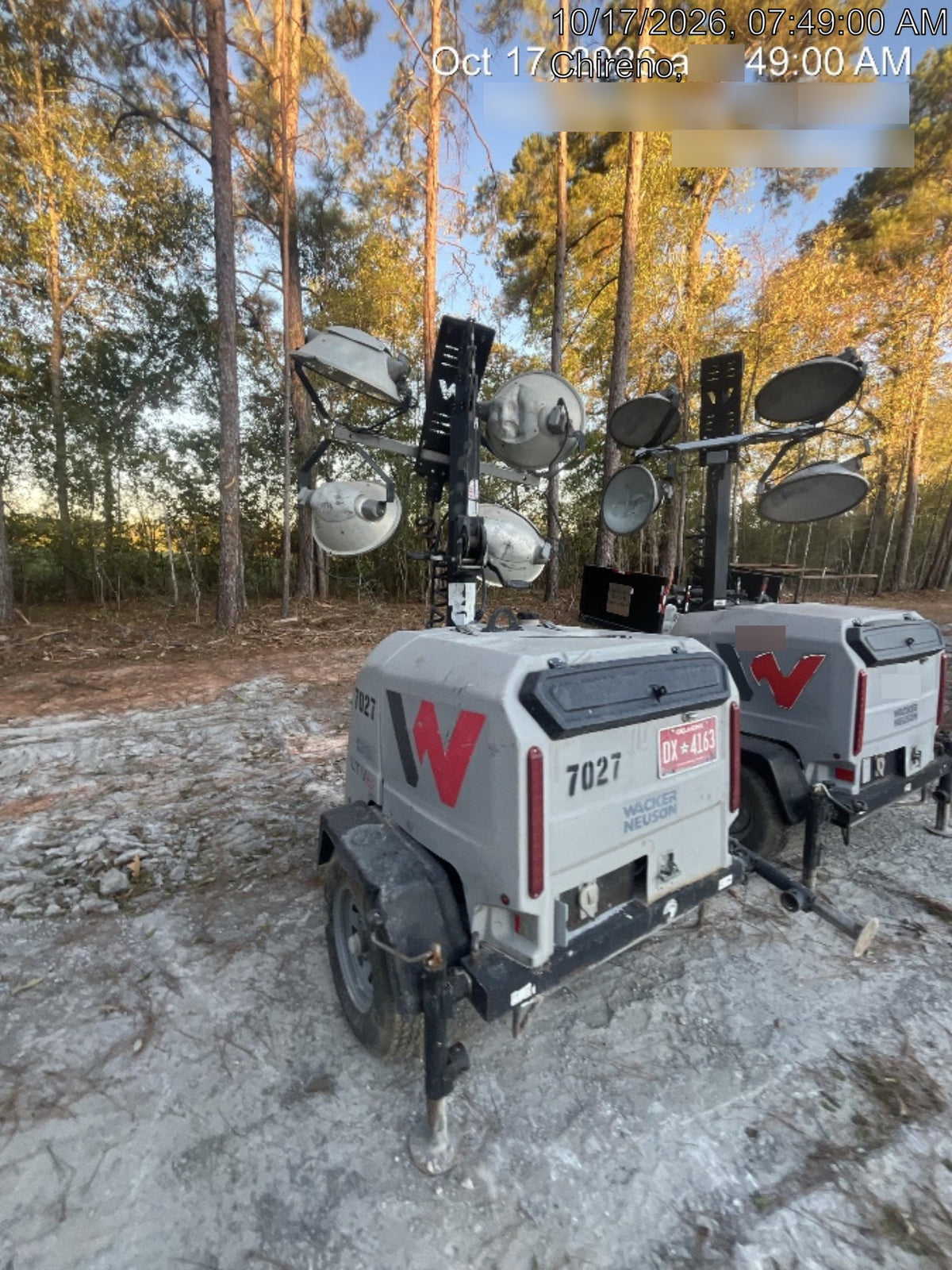 Wacker Neuson LTV6K-MH Wacker Neuson LTV6K Light Tower w/Kubota Engine