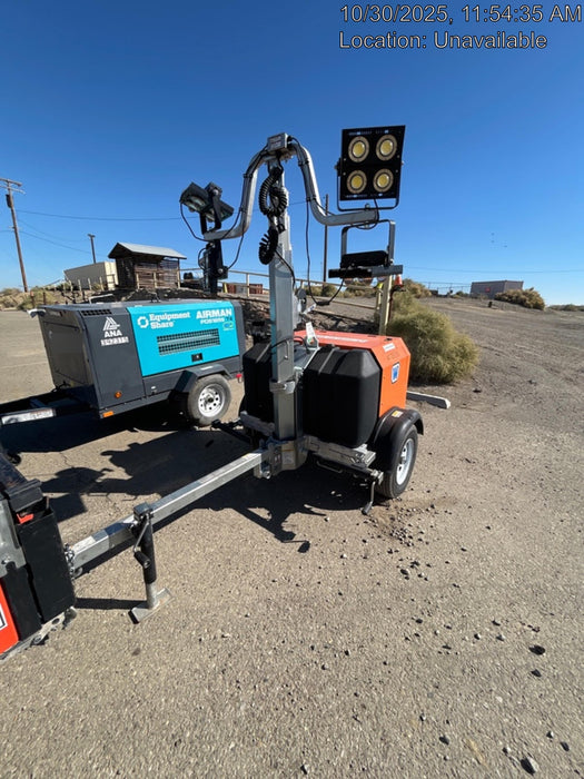 2024 Wanco WLTT-4MM4K Diesel, Deep Sea Controller, Shore Power Plug, Auto Start, (4) 350W LED Floodlights, 4kW Generator, 60 Gal Fuel Tank, 2" Ball, T3