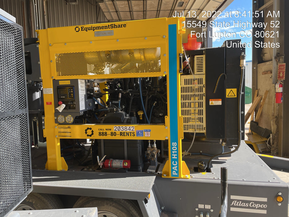 2022 ATLAS COPCO PAC H108 JD