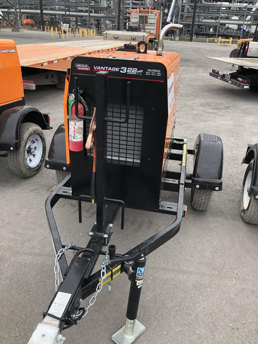 2021 Lincoln Electric Vantage 322 Vantage 322 Ready Pak 3 w/ Decals, ORANGE (includes trailer, cable rack, fender light kit) NO Telematics