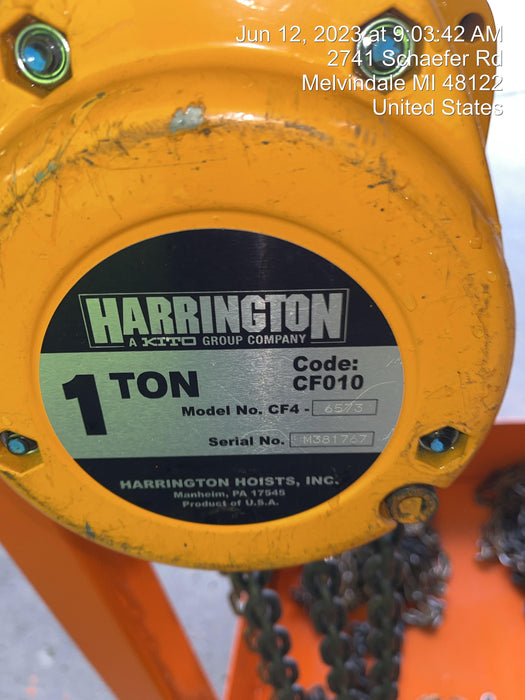 2023 HARRINGTON CF010-20