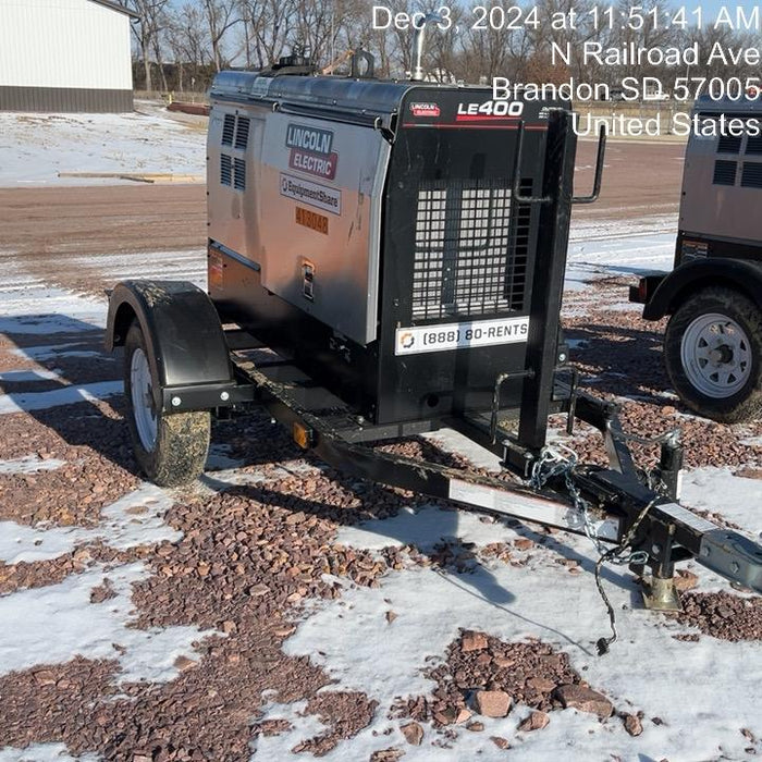 2024 Lincoln Electric LE400 Kubota V1505, Trlr, Cable Rack, Light Kit, ES Decals, T3