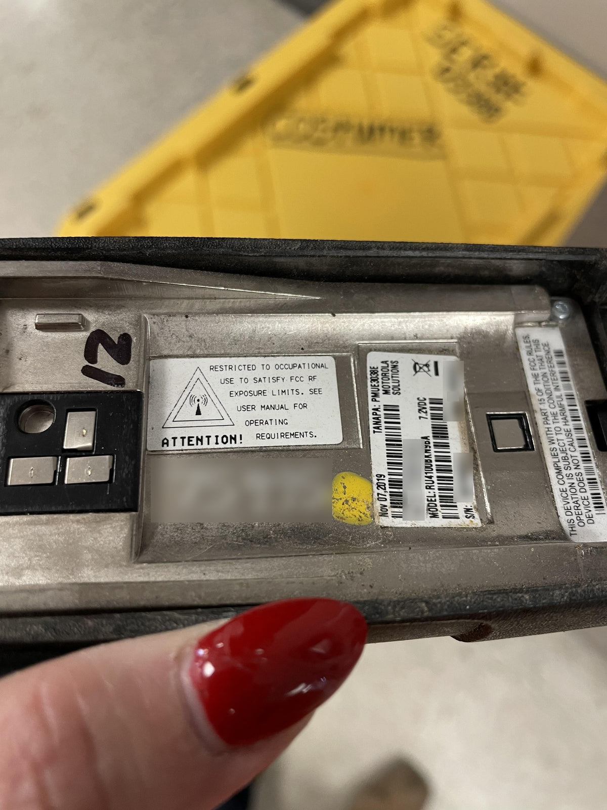 2020 MOTOROLA RDU4100