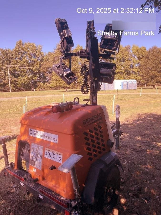 2023 Generac MLT2 Diesel, Flex Switch 120V Input, Powerzone Controller, (4) 320W LED Lights, 4kW Generator, 39.9 Gal Fuel Tank, 2" Ball, T3