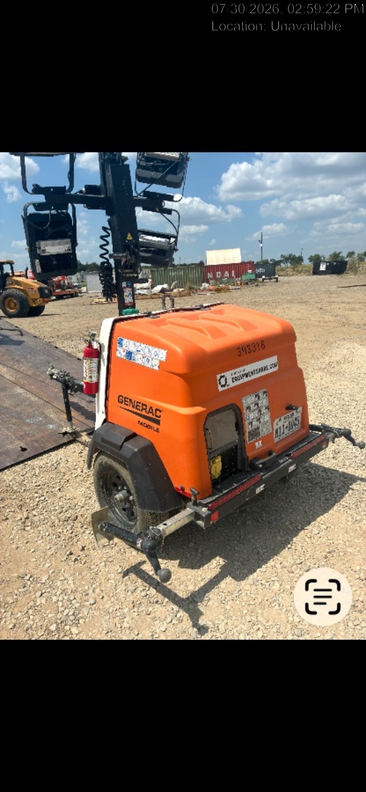 2024 Generac MLT2 Diesel, Flex Switch 120V Input, Powerzone Controller, 
(4) 320W LED Lights, 4kW Generator, 39.9 Gal Fuel Tank, 2" Ball, T3