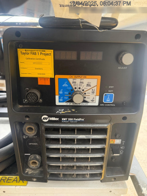 2021 MILLER ELECTRIC XMT 350