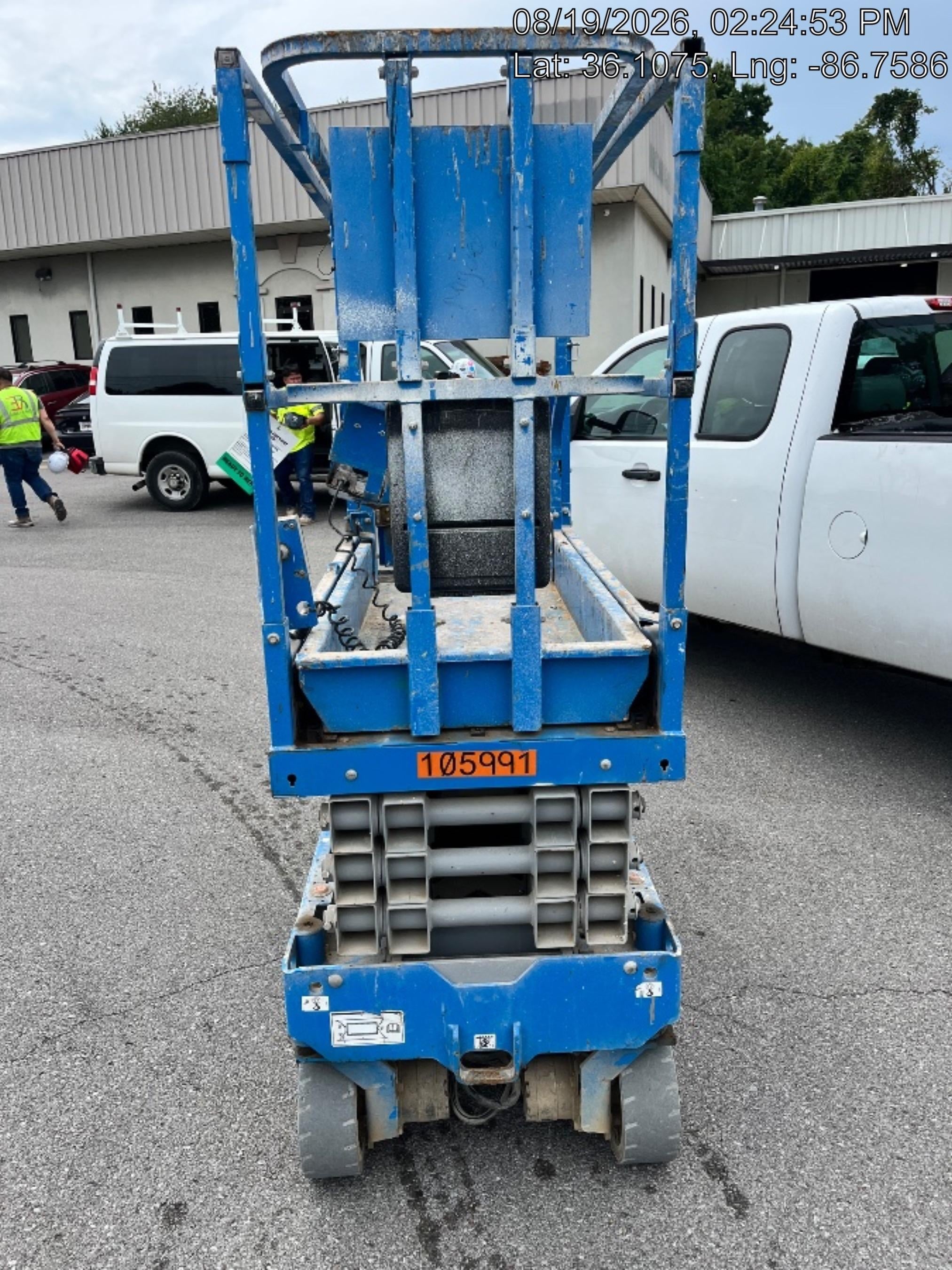 2020 Genie GS-1930 Solid Non Marking Tires, Beacon, Folding rails with half height swing gate