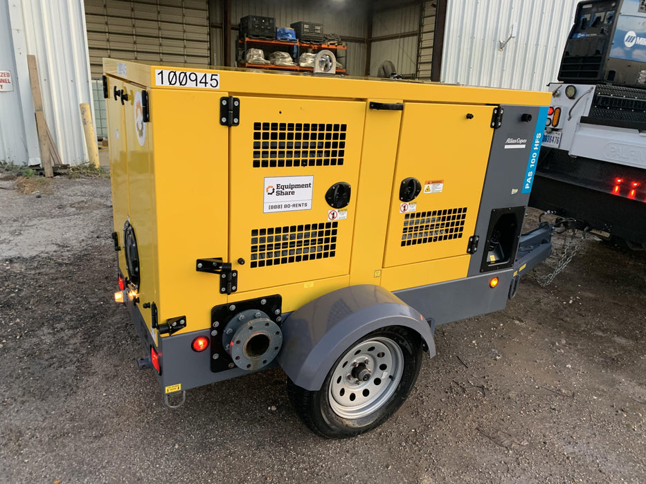 2020 ATLAS COPCO PAS 100 HF CS Enclosed