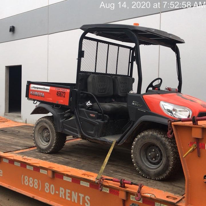 2019 Kubota RTV-X900 4wd Utility Cart, LED Strobe, Windshield Tempered Glass, Plastic Canopy, Backup Alarm