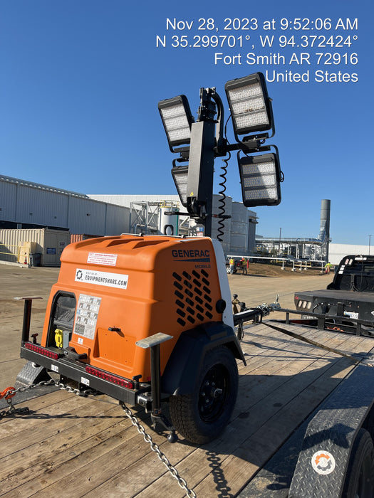 2023 Generac MLT2 Diesel, Flex Switch 120V Input, Powerzone Controller, (4) 320W LED Lights, 4kW Generator, 39.9 Gal Fuel Tank, 2" Ball, T3