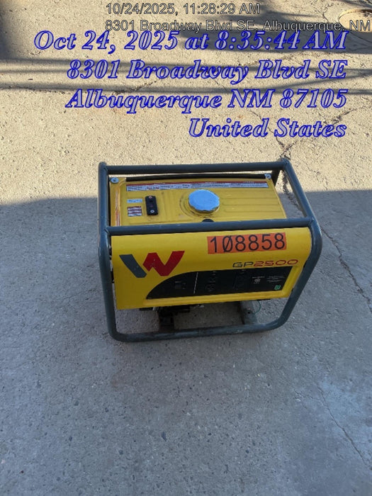 2020 WACKER NEUSON GP2500A