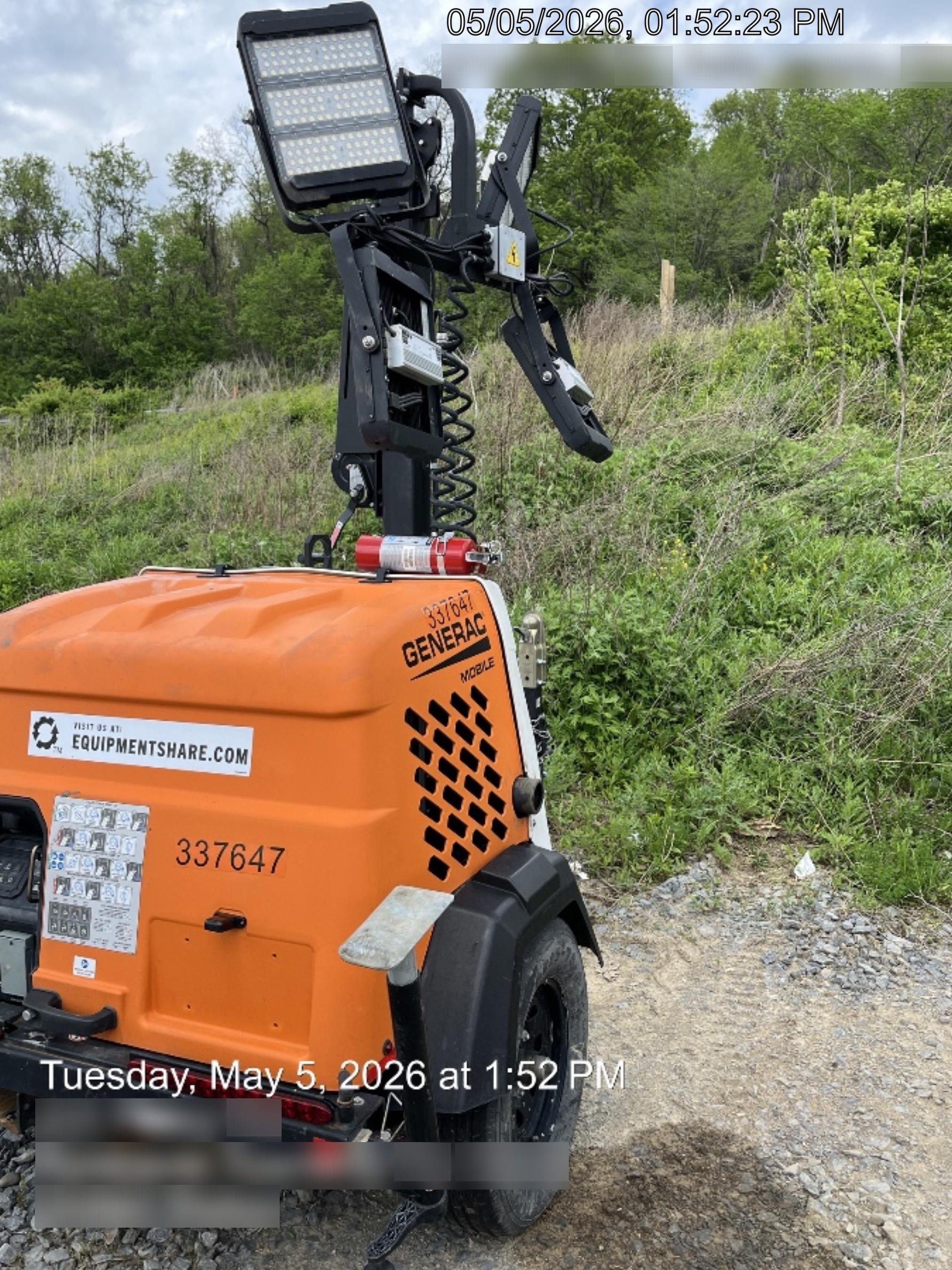 2023 Generac MLT2 Diesel, Flex Switch 120V Input, Powerzone Controller, (4) 320W LED Lights, 4kW Generator, 39.9 Gal Fuel Tank, 2" Ball, T3