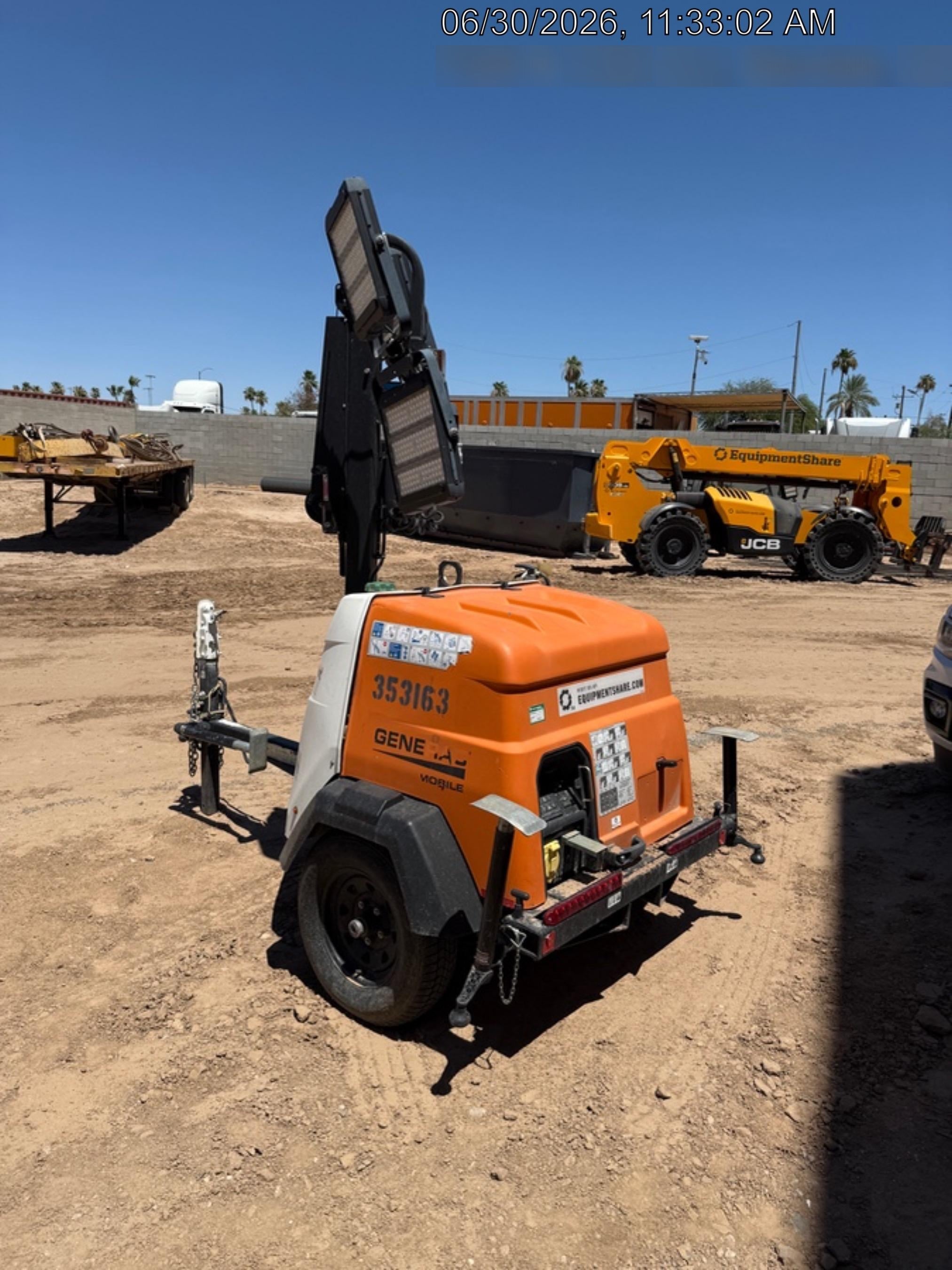 2023 Generac MLT2 Diesel, Flex Switch 120V Input, Powerzone Controller, (4) 320W LED Lights, 4kW Generator, 39.9 Gal Fuel Tank, 2" Ball, T3
