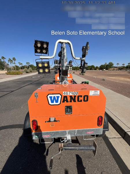2024 Wanco WLTT-4MM4K Diesel, Deep Sea Controller, Shore Power Plug, Auto Start, (4) 350W LED Floodlights, 4kW Generator, 60 Gal Fuel Tank, 2" Ball, T3