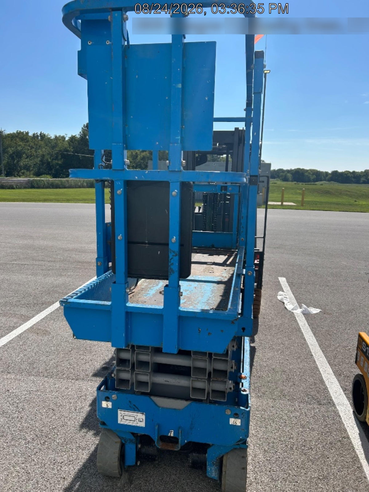 2020 Genie GS-1930 Solid Non Marking Tires, Beacon, Folding rails with half height swing gate