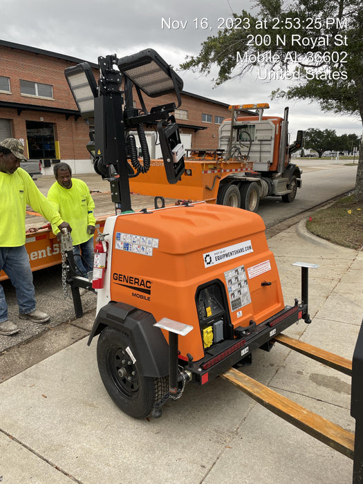 2023 Generac MLT2 Diesel, Flex Switch 120V Input, Powerzone Controller, 
(4) 320W LED Lights, 4kW Generator, 39.9 Gal Fuel Tank, 2" Ball, T3