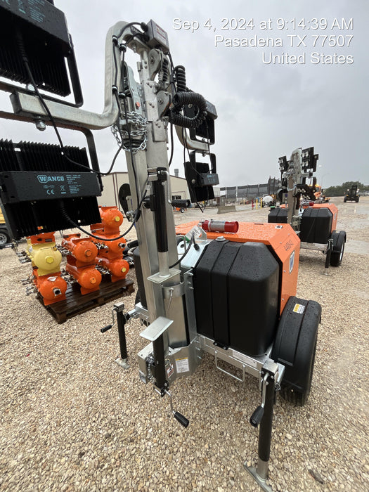 2024 Wanco WLTT-4MM4K Diesel, Deep Sea Controller, Shore Power Plug, Auto Start, (4) 350W LED Floodlights, 4kW Generator, 60 Gal Fuel Tank, 2" Ball, T3