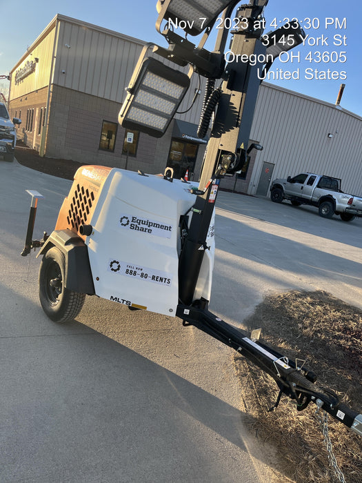 2023 Generac MLT2 Diesel, Flex Switch 120V Input, Powerzone Controller, (4) 320W LED Lights, 4kW Generator, 39.9 Gal Fuel Tank, 2" Ball, T3