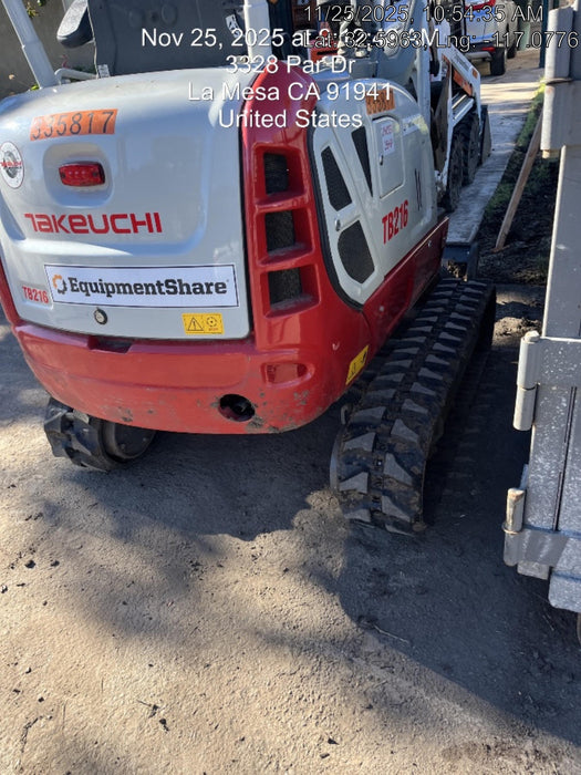 2023 TAKEUCHI TB216R