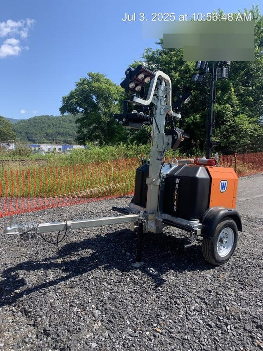 2025 Wanco WLTT-4MM4K Diesel, Mitsubishi L2E, 9.0HP @1800 rpm, Deep Sea Controller, Shore Power Plug, Auto Start, (4) 350W LED Floodlights, 4kW Generator, 60 Gal Fuel Tank, 2" Ball, T3