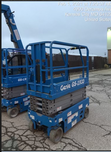 2018 Genie GS-1930 Genie GS-1930 w/Fixed Rail, Chain Entry
