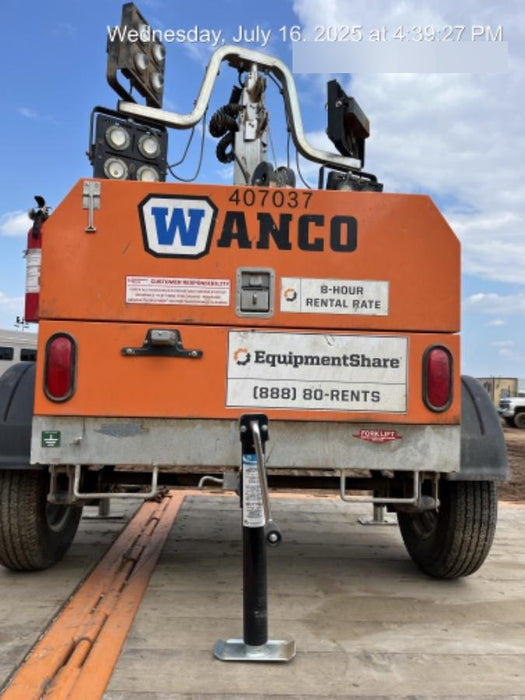 2024 Wanco WLTT-4MM4K Diesel, Deep Sea Controller, Shore Power Plug, Auto Start, (4) 350W LED Floodlights, 4kW Generator, 60 Gal Fuel Tank, 2" Ball, T3