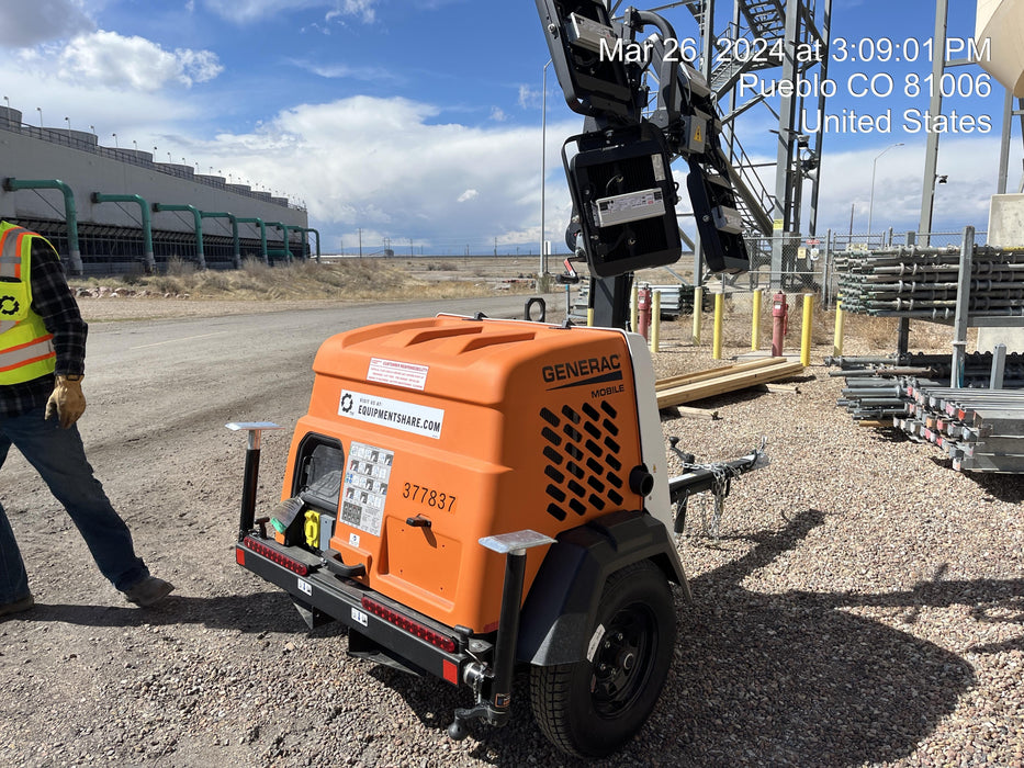 2023 Generac MLT2 Diesel, Flex Switch 120V Input, Powerzone Controller, 
(4) 320W LED Lights, 4kW Generator, 39.9 Gal Fuel Tank, 2" Ball, T3