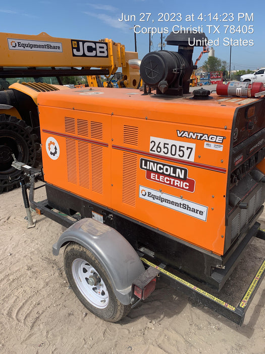 2022 Lincoln Electric Vantage 549X Crosslink Technology, Trailer Mounted, ES Decals, T3