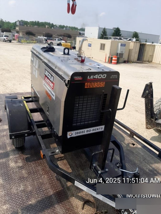 2024 Lincoln Electric LE400 Kubota V1505, Trlr, Cable Rack, Light Kit, ES Decals, T3