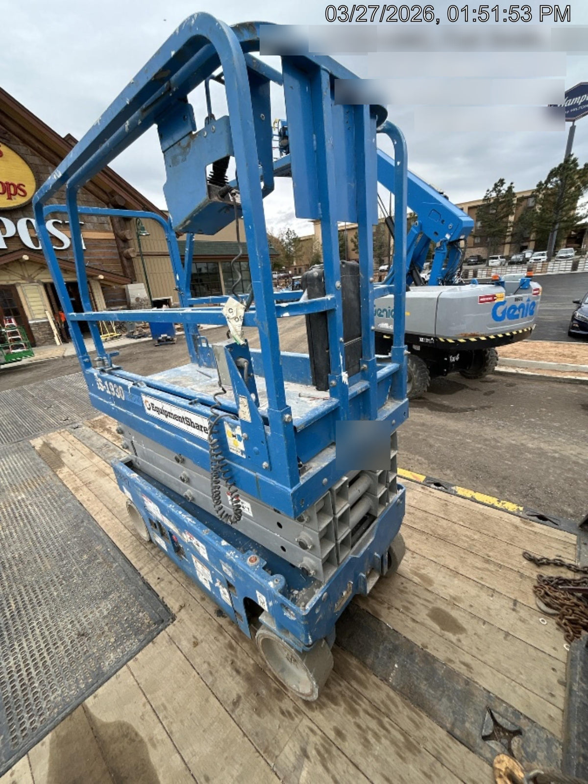 2020 Genie GS-1930 Fixed rails with chain entry gate - Pre A92.20