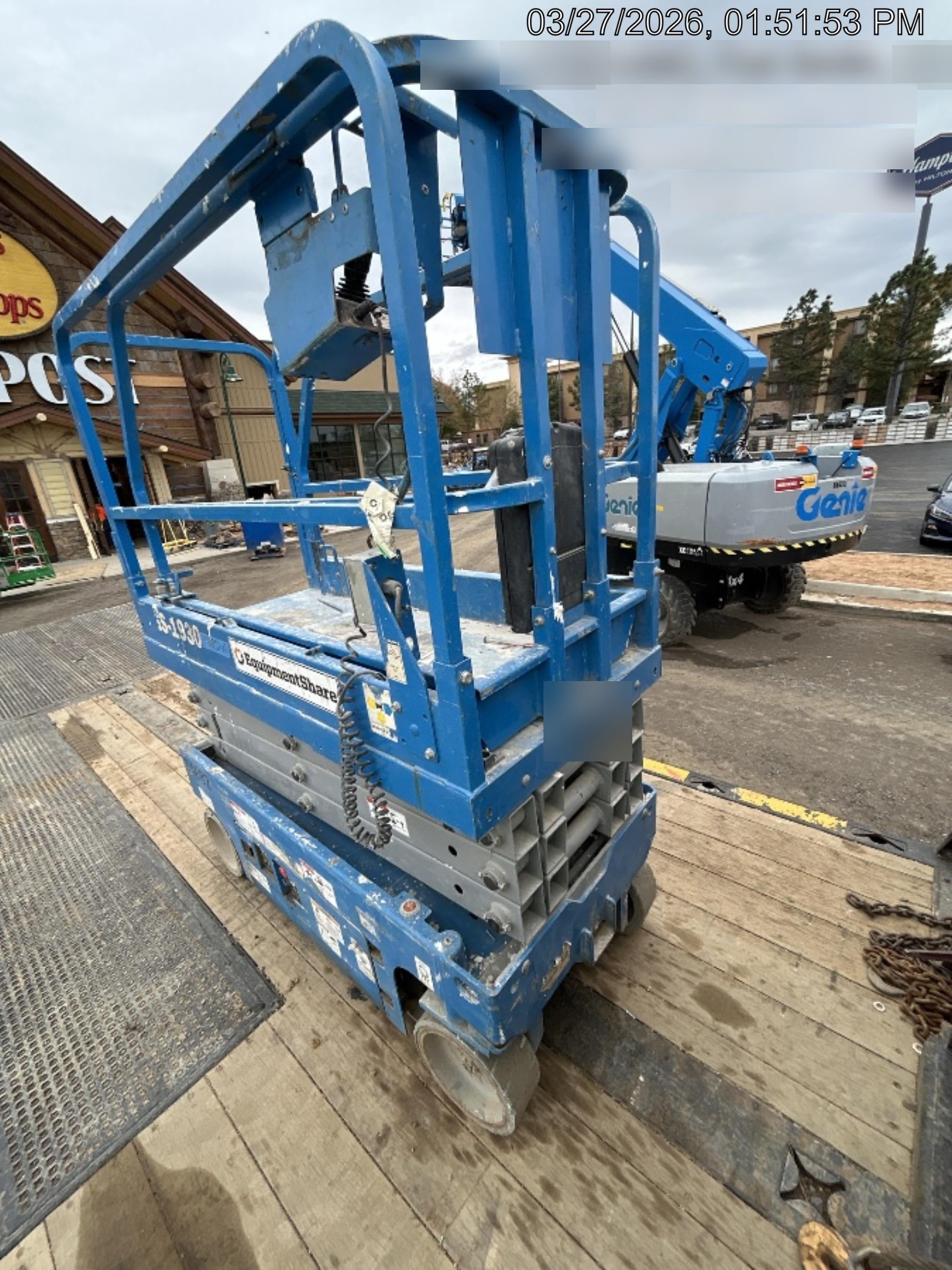 2020 Genie GS-1930 Fixed rails with chain entry gate - Pre A92.20