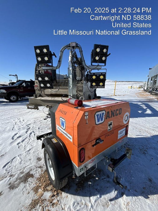 2024 Wanco WLTT-4MM4K Diesel, Deep Sea Controller, Shore Power Plug, Auto Start, (4) 350W LED Floodlights, 4kW Generator, 60 Gal Fuel Tank, 2" Ball, T3