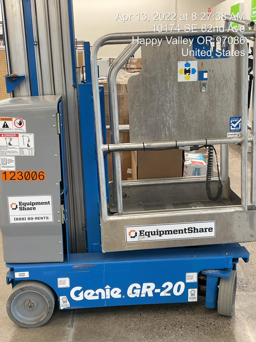 2020 GENIE GR-20