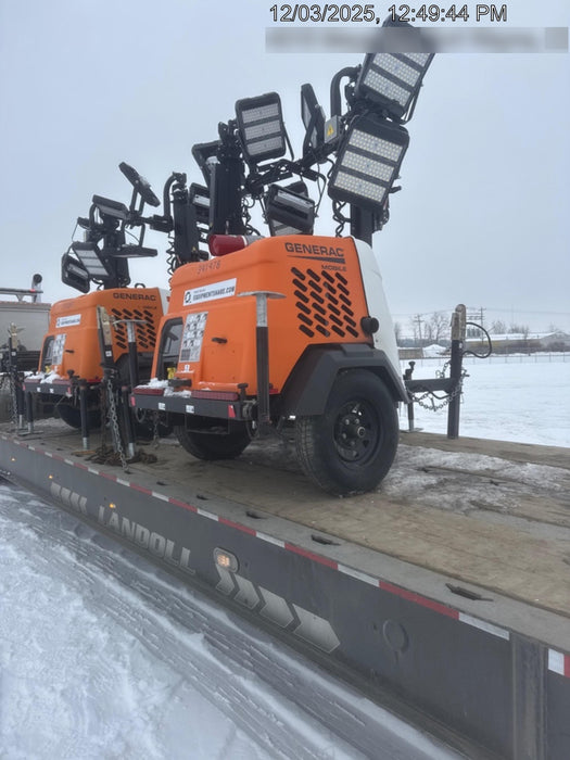 2024 Generac MLT2 Diesel, Flex Switch 120V Input, Powerzone Controller, 
(4) 320W LED Lights, 4kW Generator, 39.9 Gal Fuel Tank, 2" Ball, T3