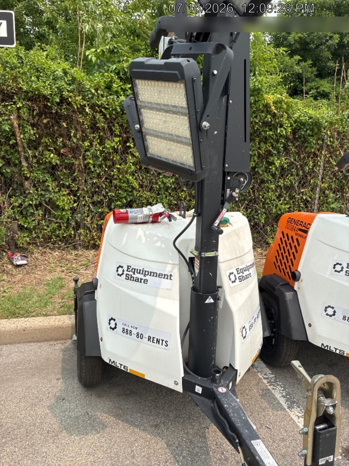 2023 Generac MLT2 Diesel, Flex Switch 120V Input, Powerzone Controller, (4) 320W LED Lights, 4kW Generator, 39.9 Gal Fuel Tank, 2" Ball, T3