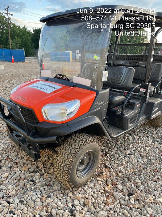 2022 Kubota RTV-X1140W-H Plastic Canopy, Windshield Acrylic Clear, LED Strobe Light, Wire Harness Kit, Back up Alarm