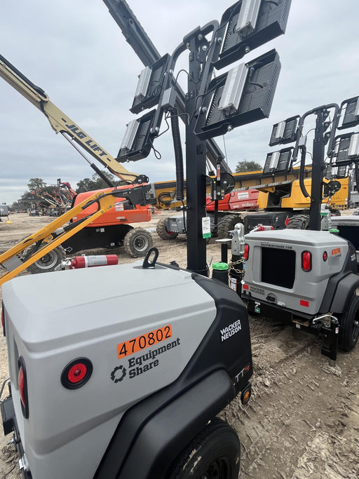 2024 Wacker Neuson LTT4 Diesel, Kohler KDW702, Deep Sea Controller, Auto Start, LED 320W, Bypass Outlet, T3