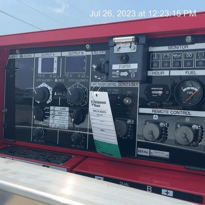 2023 Shindaiwa DGW400MDL Kubota D902 Engine, 23 HP, Dual Op Welder, Wire, Arc, Droop Stick, Tig, and CC Stick Functionality, Simulphase, 3 Phase and 1 Phase Gen Output, Single Axle NB Trlr, Slr Trckl Chrg 12V 12W, Fire Ext