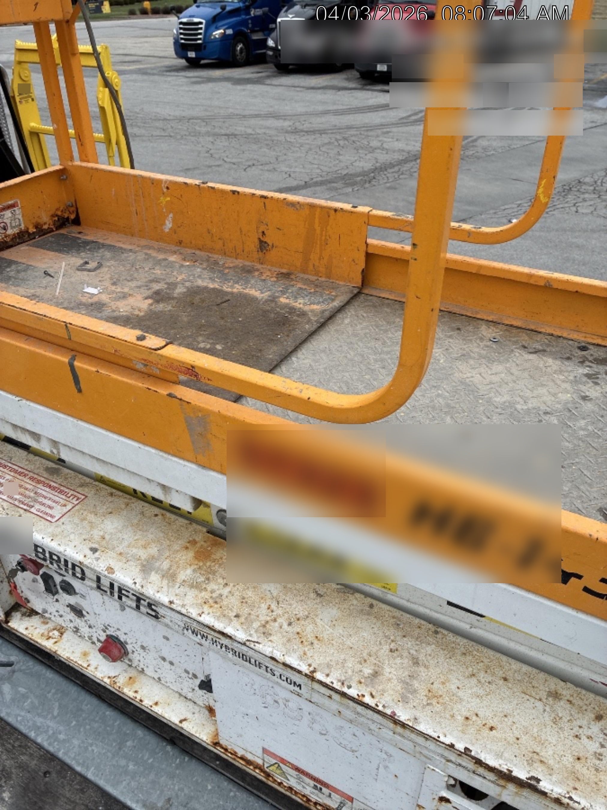 Custom Equipment HB-1430 <ul>
 <li>Hy-Brid Scissor Lift</li>
  <li>Platform capacity up to 670 lbs.</li>
  <li>Working height up to 20 ft</li>
  <li>Weighs under 1,700 lbs.</li>
  <li>Non-marking wheels </li>
</ul>